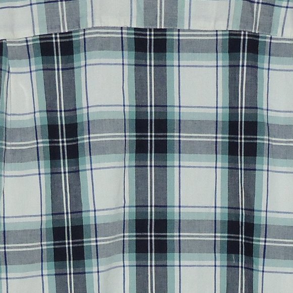 Old Navy* Men's Long‎ Sleeve Button Down Curved Hem Pocket Plaid Shirt~ Size XL - Picture 11 of 11